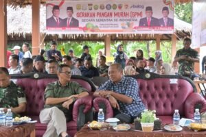 Komandan Lanud RHF Hadiri Gerakan Pangan Murah Serentak se-Indonesia Via Video Conference