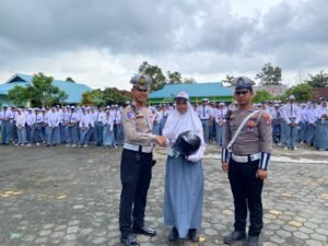 Sambut HUT Lalu Lintas Bhayangkara ke-70, Satlantas Polres Bintan Gelar Police Go To School