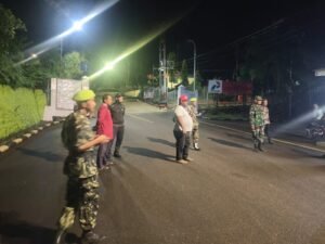 Jajaran Koramil 02/Bintan Timur Gelar Patroli Gabungan Ciptakan Kondisi Aman dan Kondusif