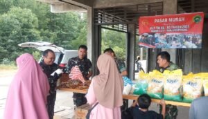 Peringati HUT TNI ke-80, Kodim 0315/Tanjungpinang Gelar Kegiatan Pasar Murah