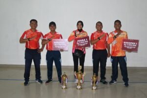 Tim Lanud RHF Juarai Lomba Gerak Jalan Proklamasi Tingkat Kota Tanjungpinang