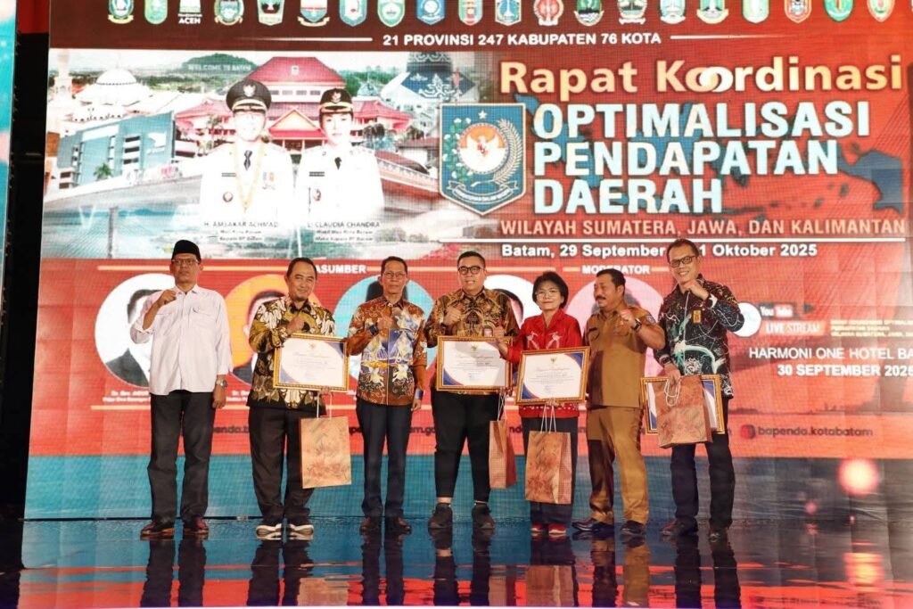 Batam Tuan Rumah Rakor PAD Sumatera, Jawa, dan Kalimantan