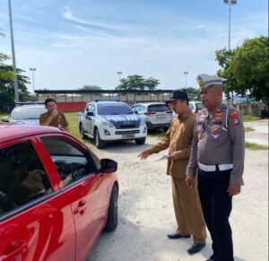 Satlantas Polres Natuna Bersama UPTD PPD Ajak Warga Taat Pajak dan Tertertib Berlalulintas