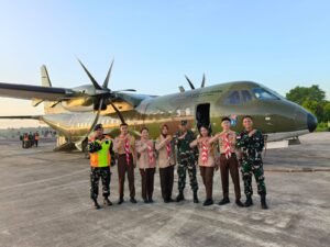 Komandan Lanud RHF Antar 5 Personel Pramuka Saka Dirgantara Ikuti Air Scout Camp 2025