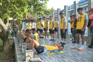17 Personel Lanud RHF Laksanakan Kesegaran Jasmani Samapta UKP Periode 1 April 2026