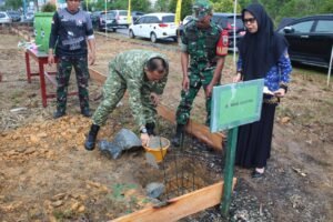 Dandim 0315/Tanjungpinang Hadiri Peletakan Batu Pertama Pembangunan 800 KMP Serentak di Bintan