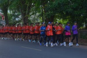 Tim Lari Kijang Lanud RHF Ikuti Kepri On Running Edisi “Silah to Run Me”