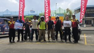 Bikers One Heart Community Kepri Ramaikan Honda Bikers Day Regional Sumatera 2025 di Istana Maimun Medan
