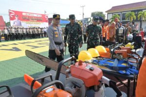 Danlanud RHF Hadiri Apel Kesiapan Tanggap Darurat Bencana di Tanjungpinang