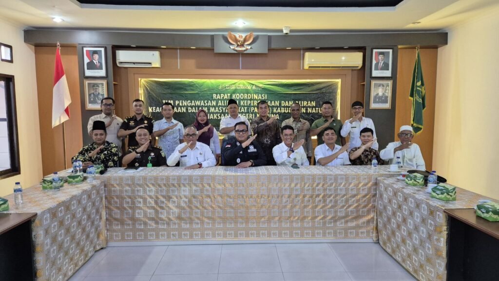 Perkuat Deteksi Dini dan Sinergi Lintas Instansi, Kejari Natuna Gelar Rapat Koordinasi Tim Pakem