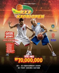 74 Tim Siap Bertanding di Kejuaraan 3X3 Kepri Open