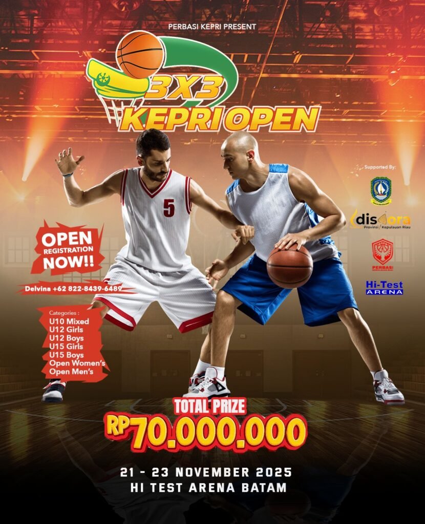 74 Tim Siap Bertanding di Kejuaraan 3X3 Kepri Open