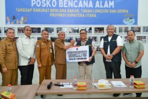 Nyanyang Serahkan Bantuan Rp1,153 Miliar untuk Korban Bencana di Sumut