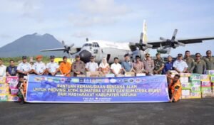 Natuna Kirim 5,5 Ton Bantuan untuk Korban Bencana Alam Sumatera Pakai Pesawat TNI AU
