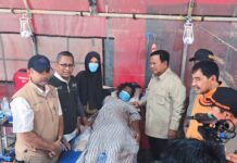 Presiden Prabowo Kunjungi Posko Kesehatan Milik Pegadaian di Aceh Tamiang