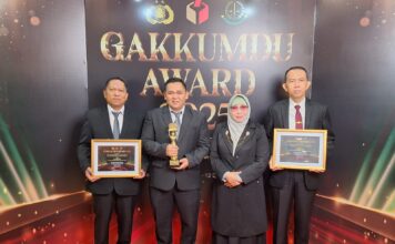 Sentra Penegakan Hukum Terpadu Kepri Raih Juara 1 Gakkumdu Award 2025
