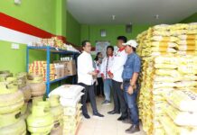 Tinjau Koperasi Merah Putih, Amsakar Dorong Stabilitas Harga Bahan Pokok