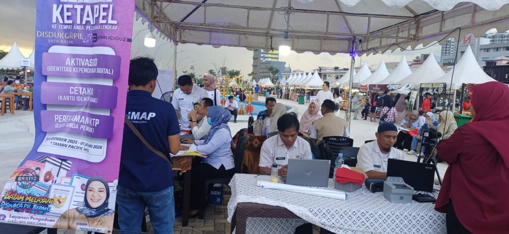Disdukcapil Batam Hadirkan Layanan Ketapel di Bazar Batamliciouz Selama Libur Nataru
