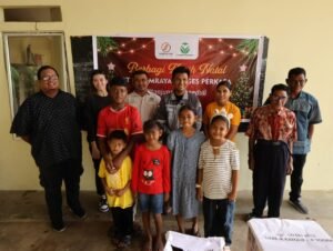 Tebarkan Sukacita Natal, PT Batamraya Sukses Perkasa (Panbil Group) Rangkul Ratusan Anak di Pulau Kubung dan Todak