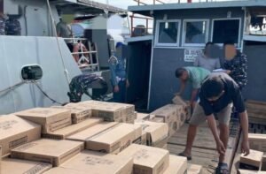 Angkut Kayu dan Narkoba, Nakhoda dan 4 ABK Diamankan Satgas TNI AL di Perairan Karimun