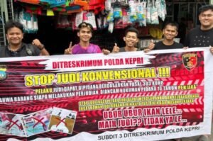 Polda Kepri Edukasi Masyarakat Tentang Bahaya dan Sanksi Pidana Bagi Pelaku Judi Konvensional