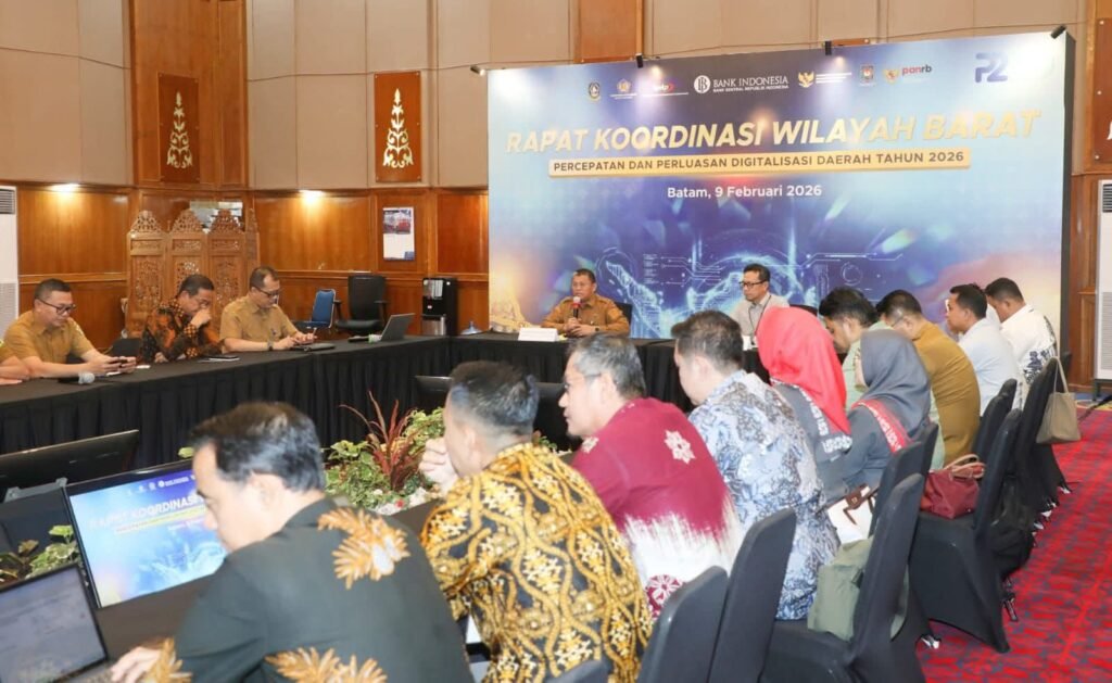Dorong Digitalisasi Keuangan Daerah, Sekda Batam Hadiri Rakorwil P2DD Kepri 2026