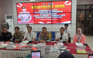 Polresta Barelang Bongkar 12 Kasus Narkoba