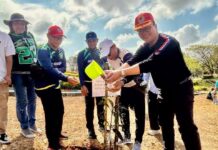 Aksi Tanam Pohon di Kebun Raya Gaungkan Semangat Gema Batam ASRI