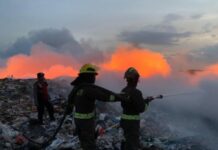 Terbakar Lagi, Rantis Karhutla Bolak-balik Padamkan Api di TPA Telaga Punggur