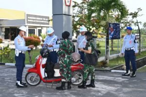 Operasi Gaktibplin TNI AU di Lanud RSA Natuna, Sasar Disiplin Personel dan Kendaraan