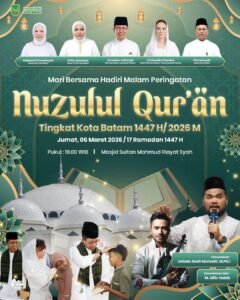 Amsakar Ajak Warga Hadiri Peringatan Nuzululqur’an, Hadirkan Ustaz Abdi Muhadir dan Alfin Habib