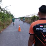 Casis Ta PK TNI AU/A-92 Panda Lanud RHF Laksanakan Tes Samapta