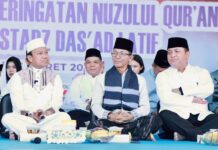 Amsakar dan Li Claudia Hadiri Peringatan Nuzululqur’an di Mapolresta Barelang, Tekankan Harmoni di Batam