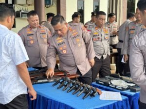 Kapolres Natuna Pastikan Penggunaan Senjata Api Sesuai Prosedur
