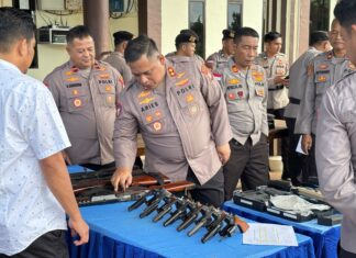 Kapolres Natuna Pastikan Penggunaan Senjata Api Sesuai Prosedur