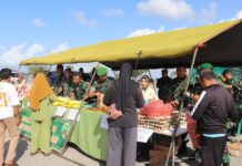 Kodim 0315/Tanjungpinang Ikut Sukseskan Bazar Ramadan TNI Serentak