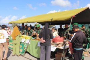 Kodim 0315/Tanjungpinang Ikut Sukseskan Bazar Ramadan TNI Serentak