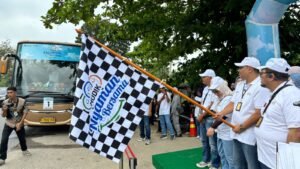 Pegadaian Berangkatkan 315 Pemudik Lewat Program Mudik Aman Berbagi Harapan