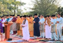 Hadapi Kekeringan Lewat Usaha Dibalut Doa, Pemkab Bintan Laksanakan Salat Istisqa’