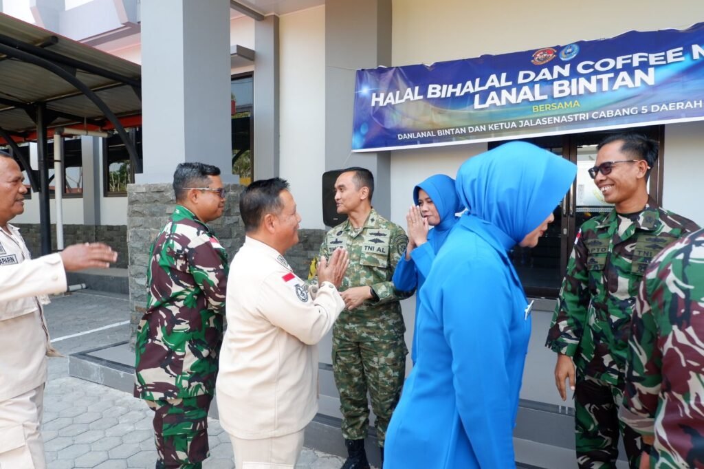 Lanal Bintan Gelar Halal Bihalal Bersama Insan Pers, Ajak Jaga Kekompakan Mambangun Daerah
