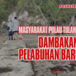 Pulau Tulang Karimun Terisolasi Saat Surut, Warga Titi Beton 100 Meter Menuju Laut
