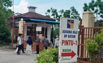 439 JCH Kloter 4 Embarkasi Batam asal Pekanbaru Terbang ke Madinah Via Hang Nadim