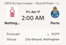 Nottingham Forest dan Porto Berebut Tiket Semifinal Liga Europa di City Ground