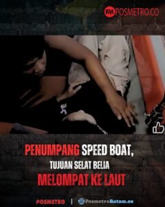 Detik-detik Penyelamatan Penumpang Speed Boat Karimun–Selat Beliah yang Lompat ke Laut