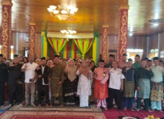 Jaga Kekompakan dan Berbagi, PGRI Cabang Lingga Gelar Halal Bihalal Lintas Generasi