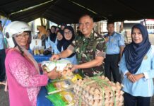 Danlanud RHF Hadiri Bazar HUT TNI AU ke-80 di Tanjungpinang