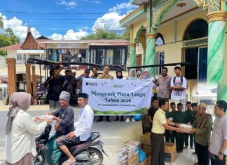 Pegadaian Kanwil II Pekanbaru Kembali Gelar “Mengetuk Pintu Langit” Lewat Aksi Berbagi Makanan