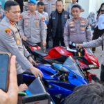 Satlantas Barelang Sikat 102 Motor Knalpot Brong dan Tindak Tegas Balap Liar