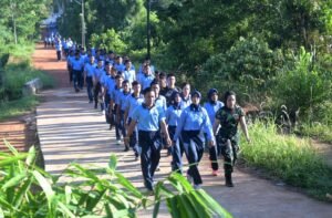 Lanud RHF Laksanakan Olahraga Jalan Bersama untuk Tingkatkan Kebugaran dan Soliditas Personel
