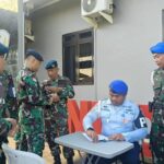 Penegakan Disiplin Kelengkapan Identitas Prajurit, Satpomau Lanud RHF Laksanakan Pemeriksaan
